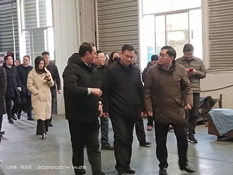 欢迎徐区长一行到我司调研工作